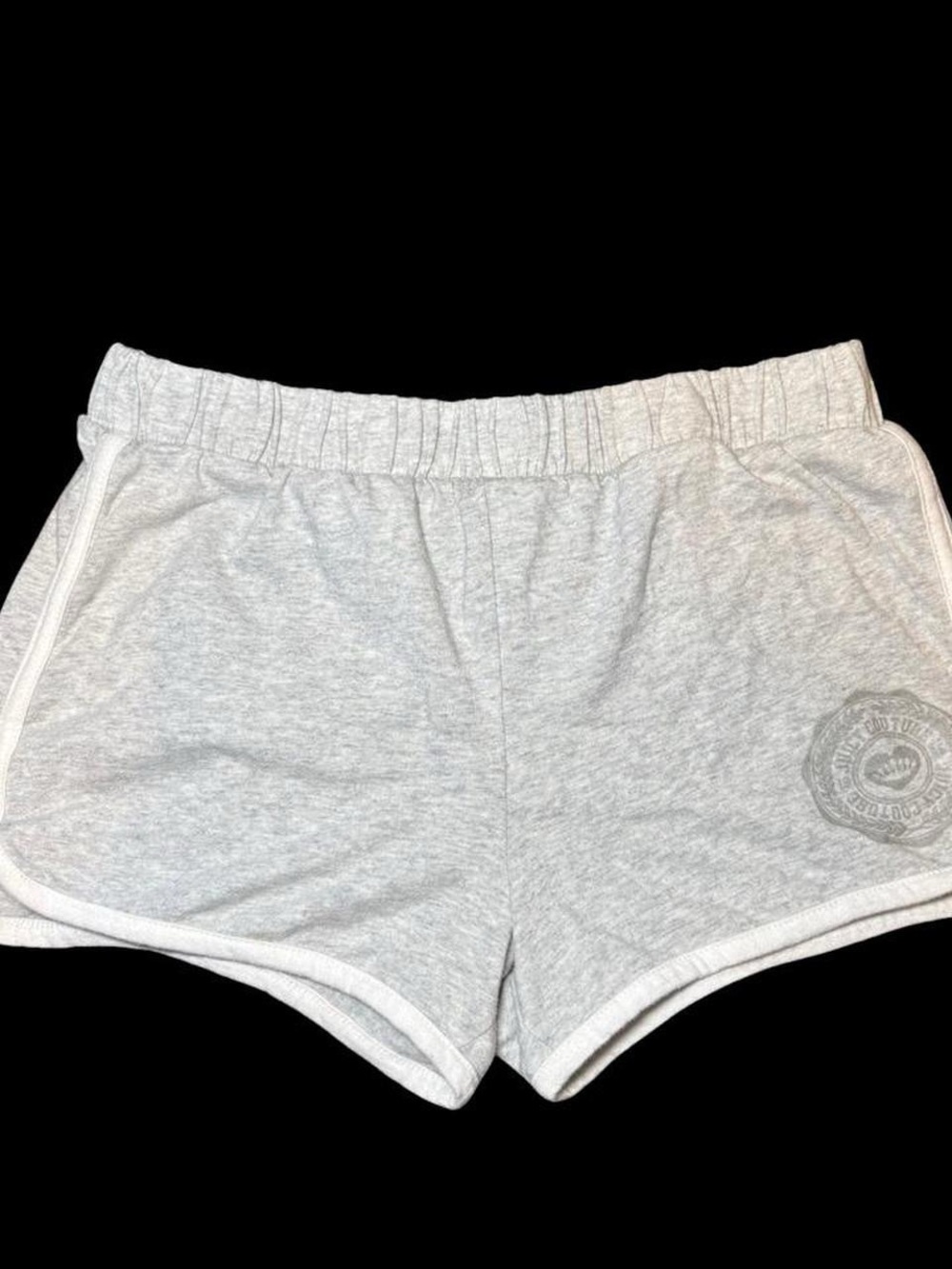 Juicy Couture Light Gray Girls' Knit Lounge Shorts
